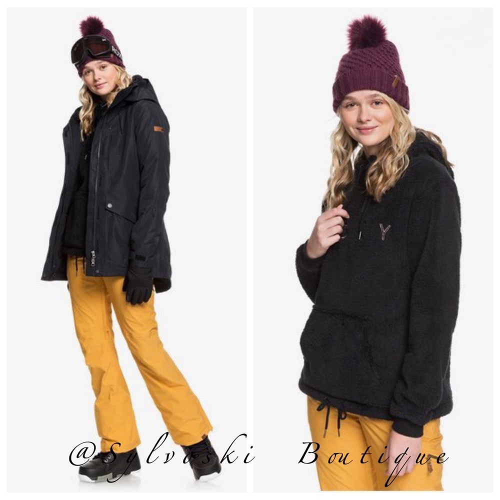 🔥Roxy Pluma Sherpa Hoodie- Women's NWT - Picture 3 of 11